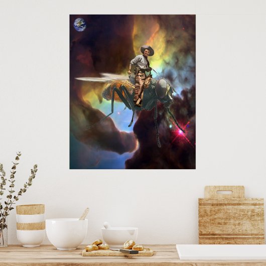 Space Cowboy Poster (Küche)