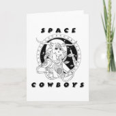 Space Cowboys Grußkarte Karte (Vorderseite)