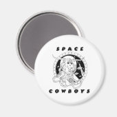 Space Cowboys Magnet (Vorderseite/Rückseite)