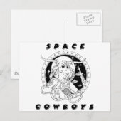 Space Cowboys Postcard Postkarte (Vorne/Hinten)