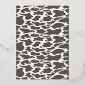 Space Cowgirl Birthday Party Folieneinladung (Rückseite)