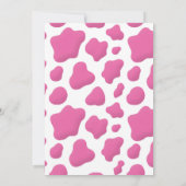 Space Cowgirl Geburtstagsparty Einladung (Rückseite)