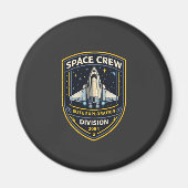 Space Crew Exploration Division Academy Magnet (Vorne)