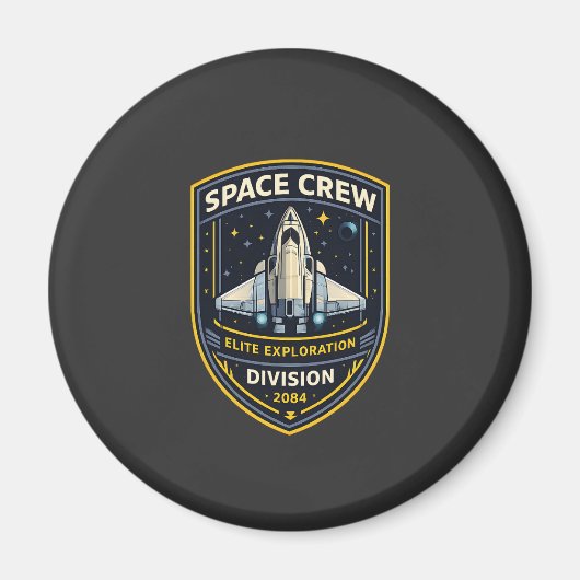 Space Crew Exploration Division Academy Magnet (Vorne)