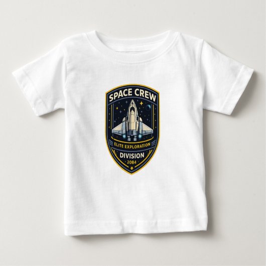 Space Crew Exploration Division Baby T-Shirt (Vorderseite)