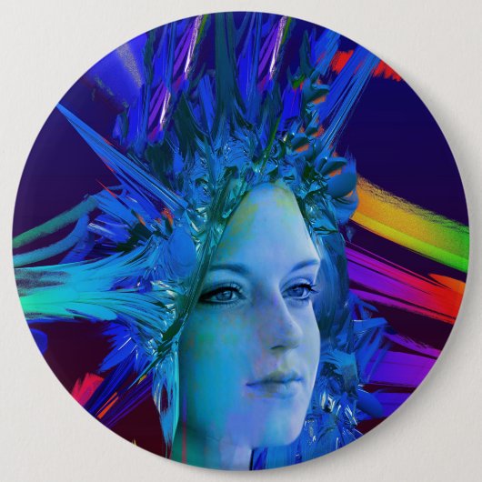 Space Crystal Button (Vorderseite)