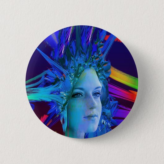 Space Crystal Button (Vorderseite)