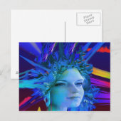 Space Crystal Postkarte (Vorne/Hinten)