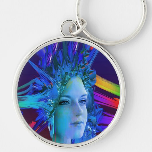 Space Crystal Schlüsselanhänger (Vorne)