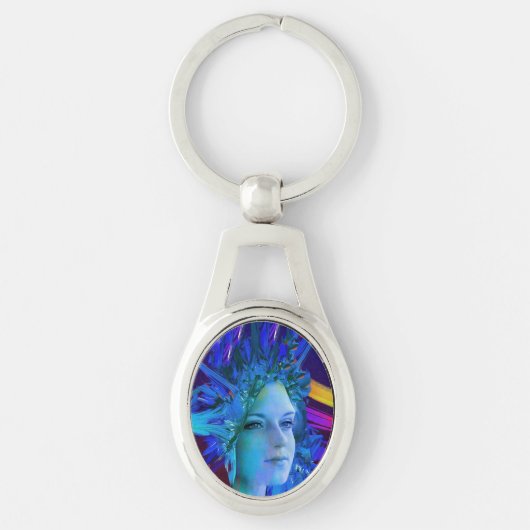 Space Crystal Schlüsselanhänger (Vorderseite)