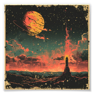 Space Design Mural Fotodruck