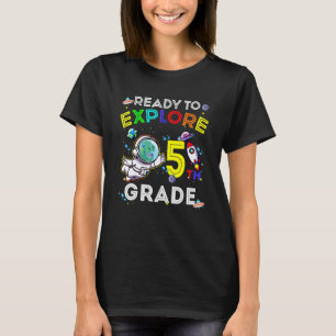 Space Dino Dinosaur Astronaut bereit, um zu erkund T-Shirt