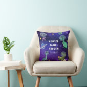 Space Dino Dinosaurs Planet Star Baby Birth Stats Kissen (Stuhl )