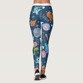 Space Dino Joggers Hose Leggings (Rückseite)