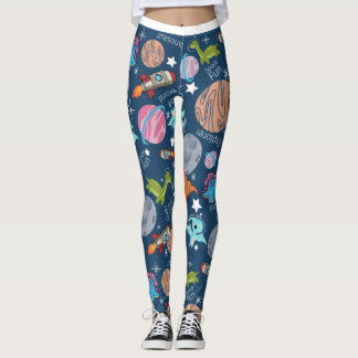 Space Dino Joggers Hose Leggings