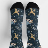 Space Dino Socken (Oben)
