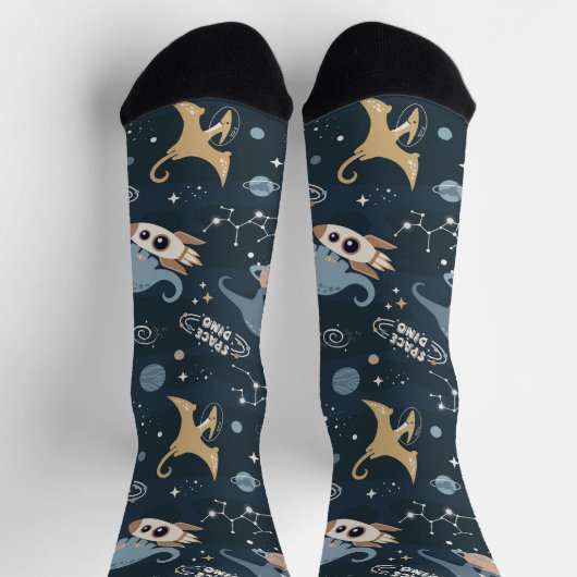 Space Dino Socken (Oben)