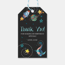 Space Dinosaur Galaxy Geburtstag Gevor Geschenkanhänger