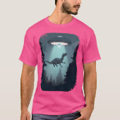 Space Dinosaur Ufo T-Shirt (Vorderseite)