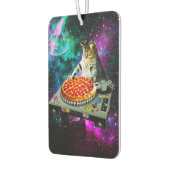 Space dj cat pizza autolufterfrischer (Links)