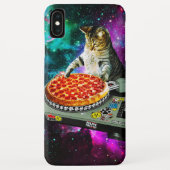 Space dj cat pizza Case-Mate iPhone hülle (Rückseite)