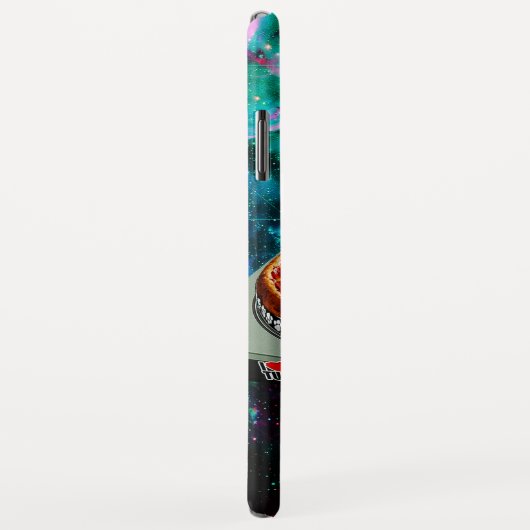 Space dj cat pizza Case-Mate iPhone hülle (Hinten/Rechts)