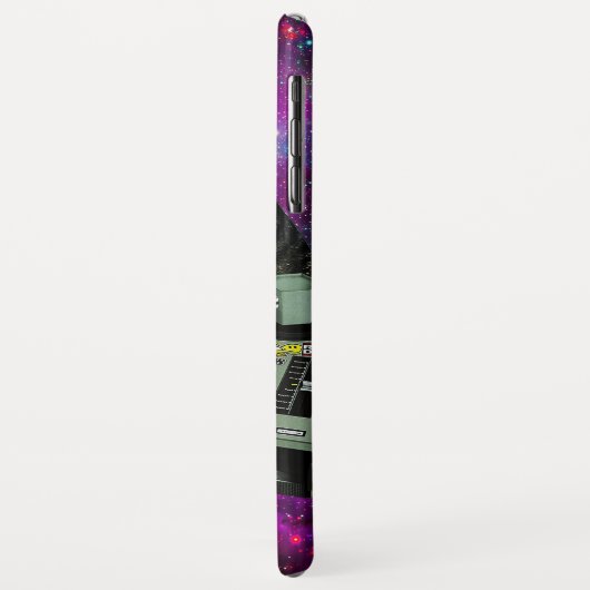 Space dj cat pizza Case-Mate iPhone hülle (Hinten/Links)