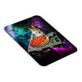 Space dj cat pizza magnet (Rechte Seite)