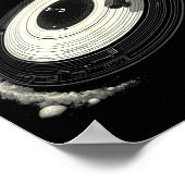 Space-DJs für Männer Solar System Vinyl-Schallplat Poster (Ecke)