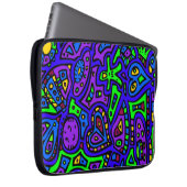 Space Doodle #2 Laptopschutzhülle (Vorne Rechts)