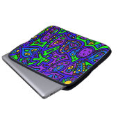 Space Doodle #2 Laptopschutzhülle (Vorne Knopf)
