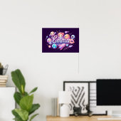 Space Dreams Emma Wall Art Poster (Heimbüro)