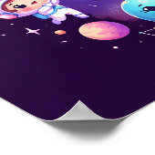 Space Dreams Evelyn Wall Art Poster (Ecke)