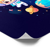 Space Dreams Oliver Wall Art Poster (Ecke)
