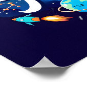 Space Dreams Theodor Wallfahrtskirche Poster (Ecke)