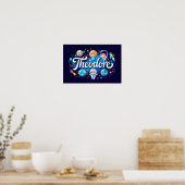 Space Dreams Theodor Wallfahrtskirche Poster (Küche)