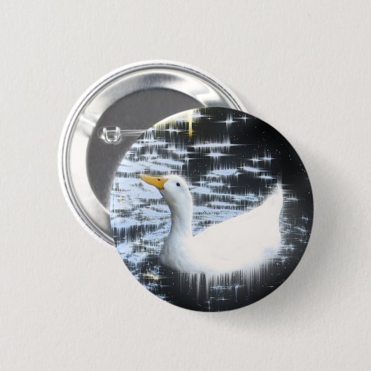 Space Duck - Button (Vorne & Hinten)