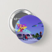 Space Eats Cafe Button (Vorne & Hinten)