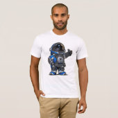 Space Engineers Cartoon Tshirt - Blue (Vorne ganz)