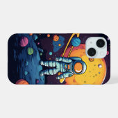 Space Explorer Art  iPhone 15 Hülle (Rückseite (Horizontal))