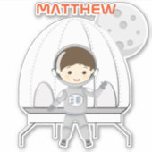 Space Explorer Aufkleber (Vorderseite)