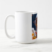 Space Explorer Bear Art Kaffeetasse (Links)