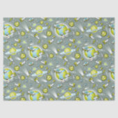 Space Explorer Birthday Seidenpapier (Vorderseite)