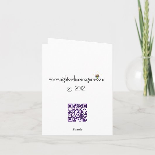 Space Explorer Dankeschön Karte (Rückseite)