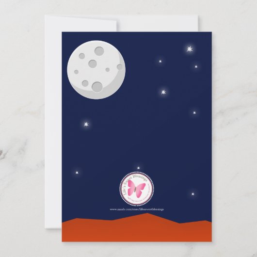 Space Explorer Einladung (Rückseite)