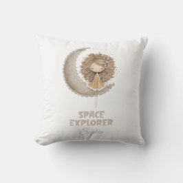 Space Explorer Fairy Moon Personalisierter Individ Kissen