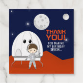 Space Explorer Geschenkanhänger (Rückseite)