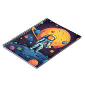 Space Explorer iPad-Abdeckung Notizblock (Linke Seite)