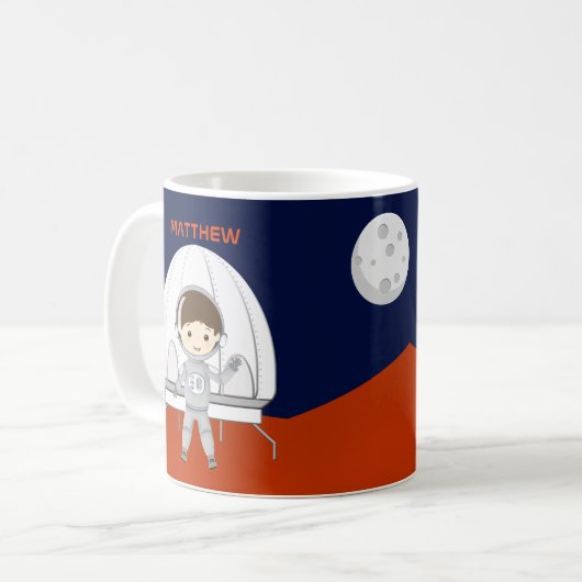 Space Explorer Kaffeetasse (Vorderseite Links)