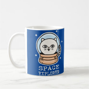 Space Explorer-Katze Kaffeetasse